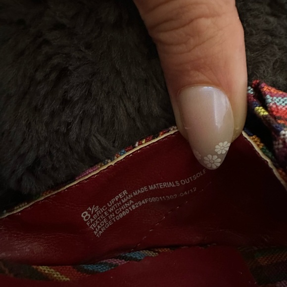 Merona Striped Tribal Print Wedge Sandals - Picture 6 of 8